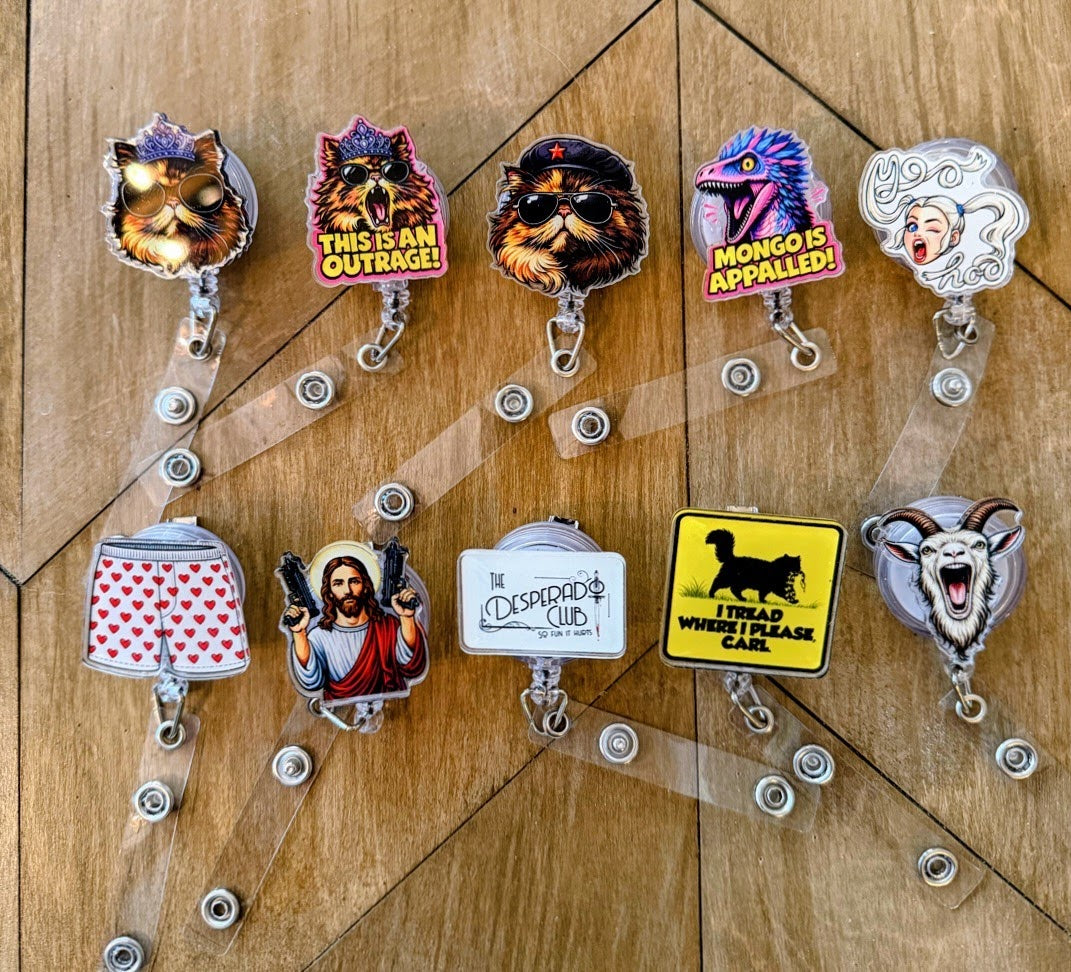 Laser-engraved keychains and charms