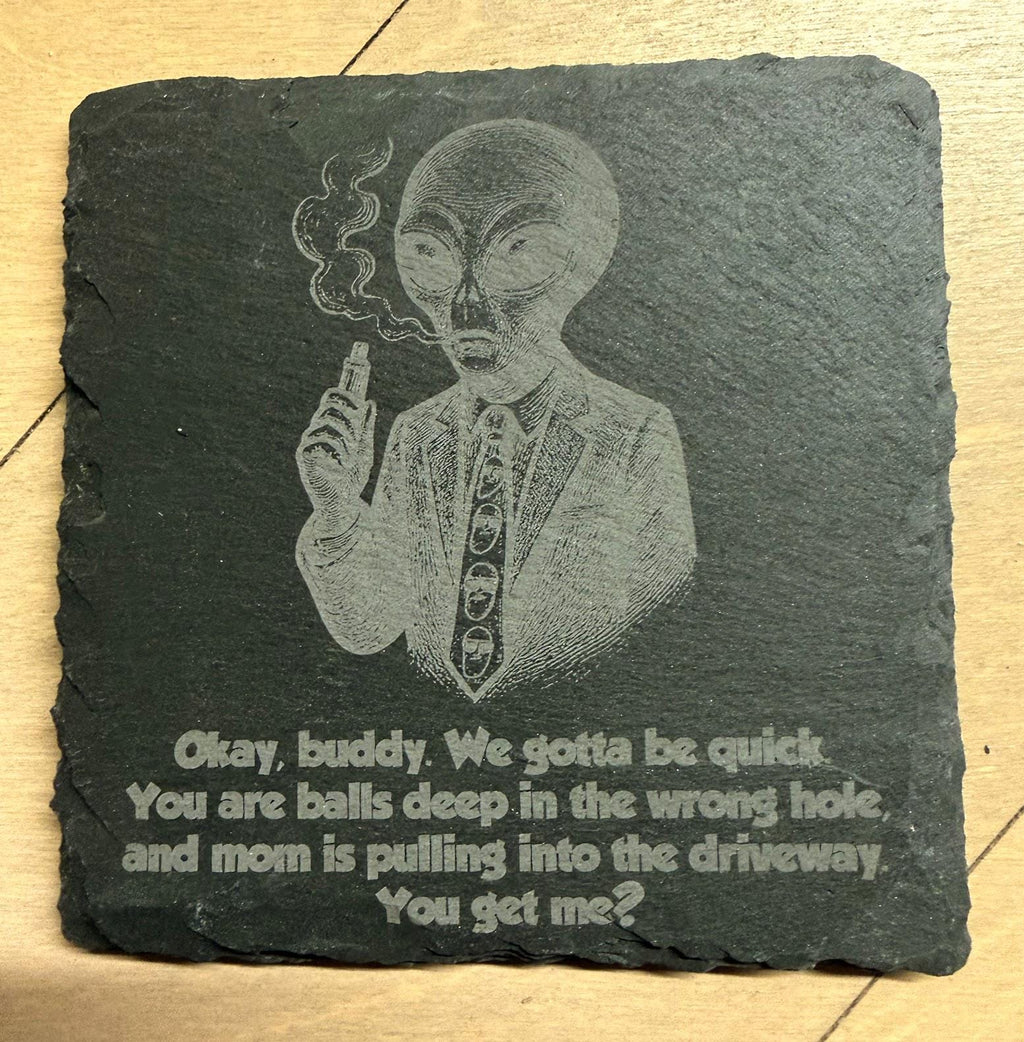 Dungeon Crawler Carl - Engraved Slate Coaster Set of 6