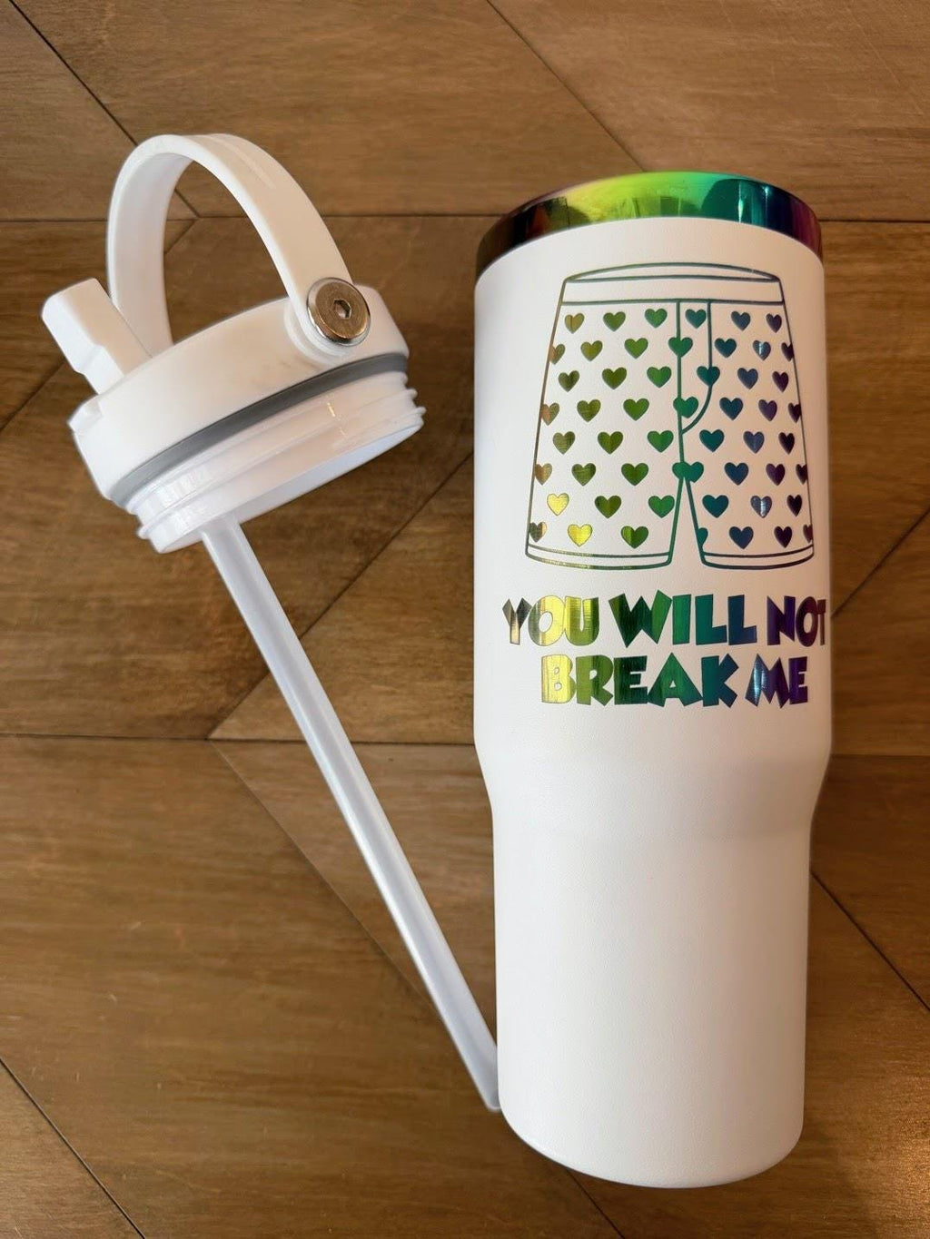 Carl's Jug O Boom | Dungeon Crawler Carl Tumbler |  30oz Rainbow Engraved Cup | Black or White Stainless Steel