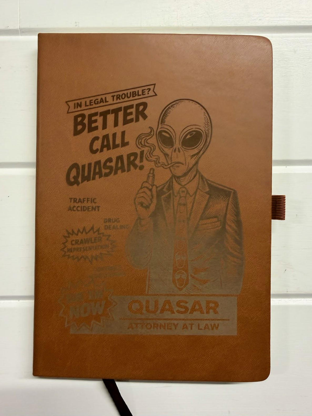 Dungeon Crawler Carl A5 Journal | Engraved Hard Cover Notebook