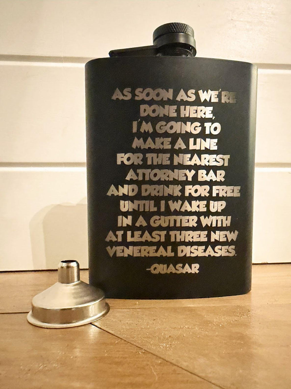 Flask - Dungeon Crawler Carl - 7 different quotes available