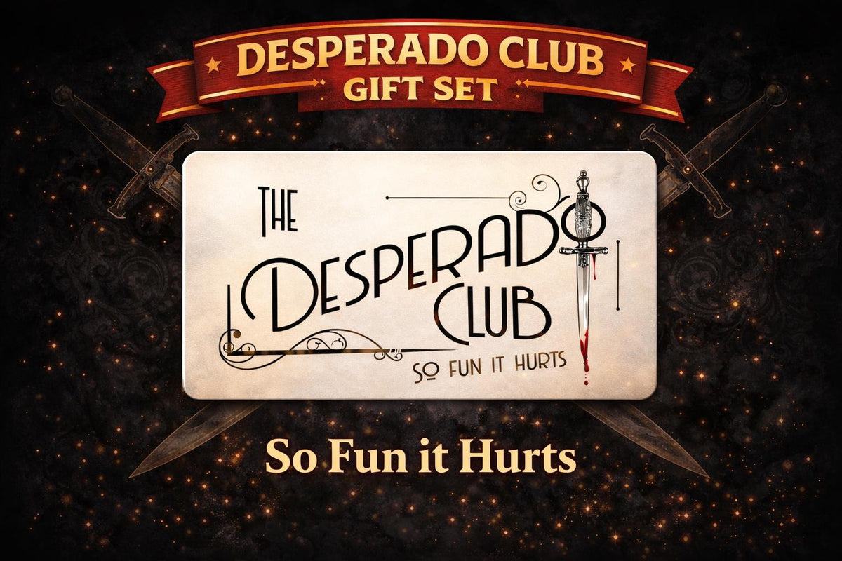 Desperado Club Gift Set – Dungeon Crawler Carl Inspired Tumbler, Pin, Keychain