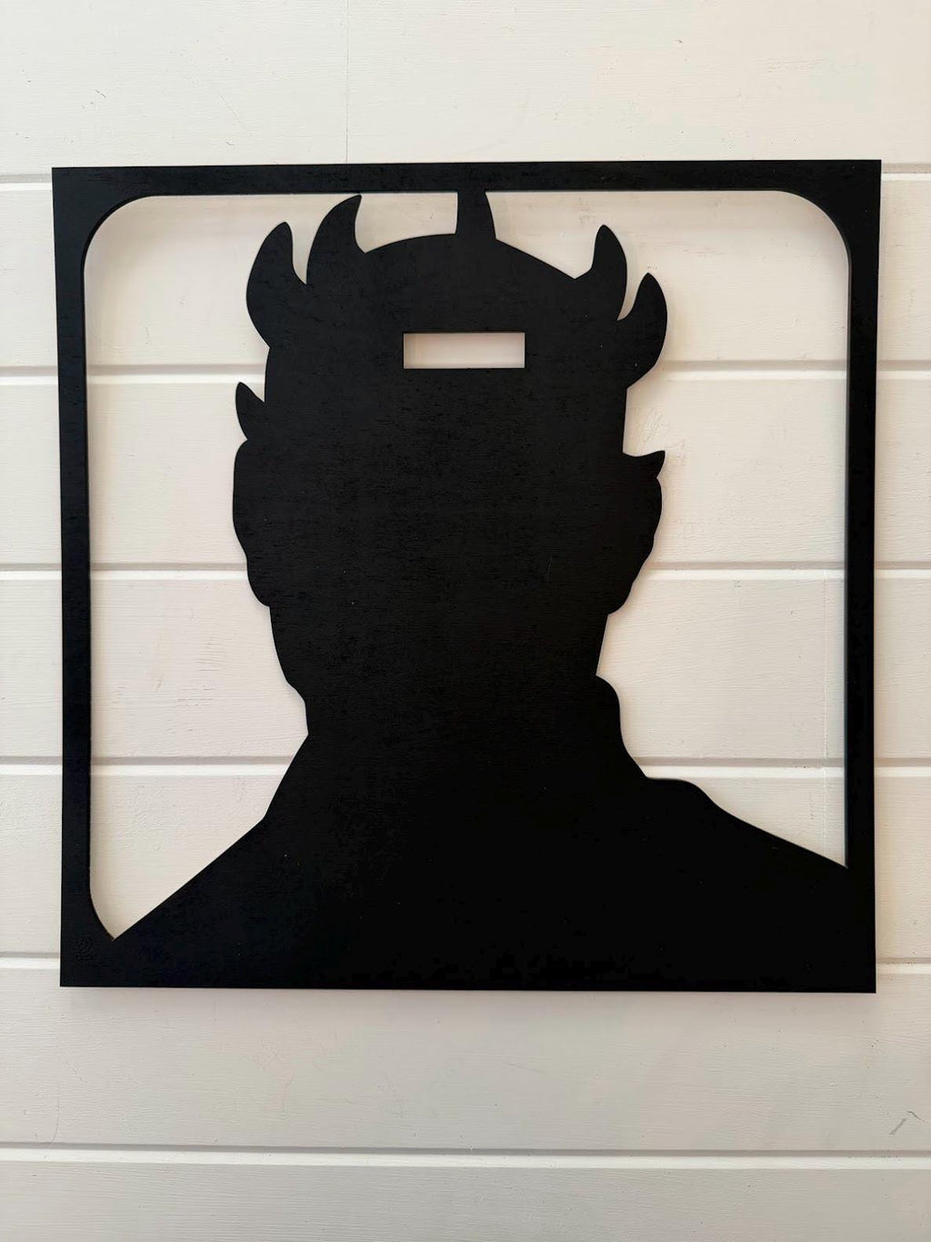Darth Maul Layered Wood Wall Art | Star Wars Inspired Decor | 3D Laser Cut Framed Sign | Sith Wall Art | Nerd Room Decor