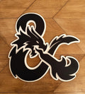 Dungeons and Dragons Dragon Ampersand – Layered Wood DND Wall Decor