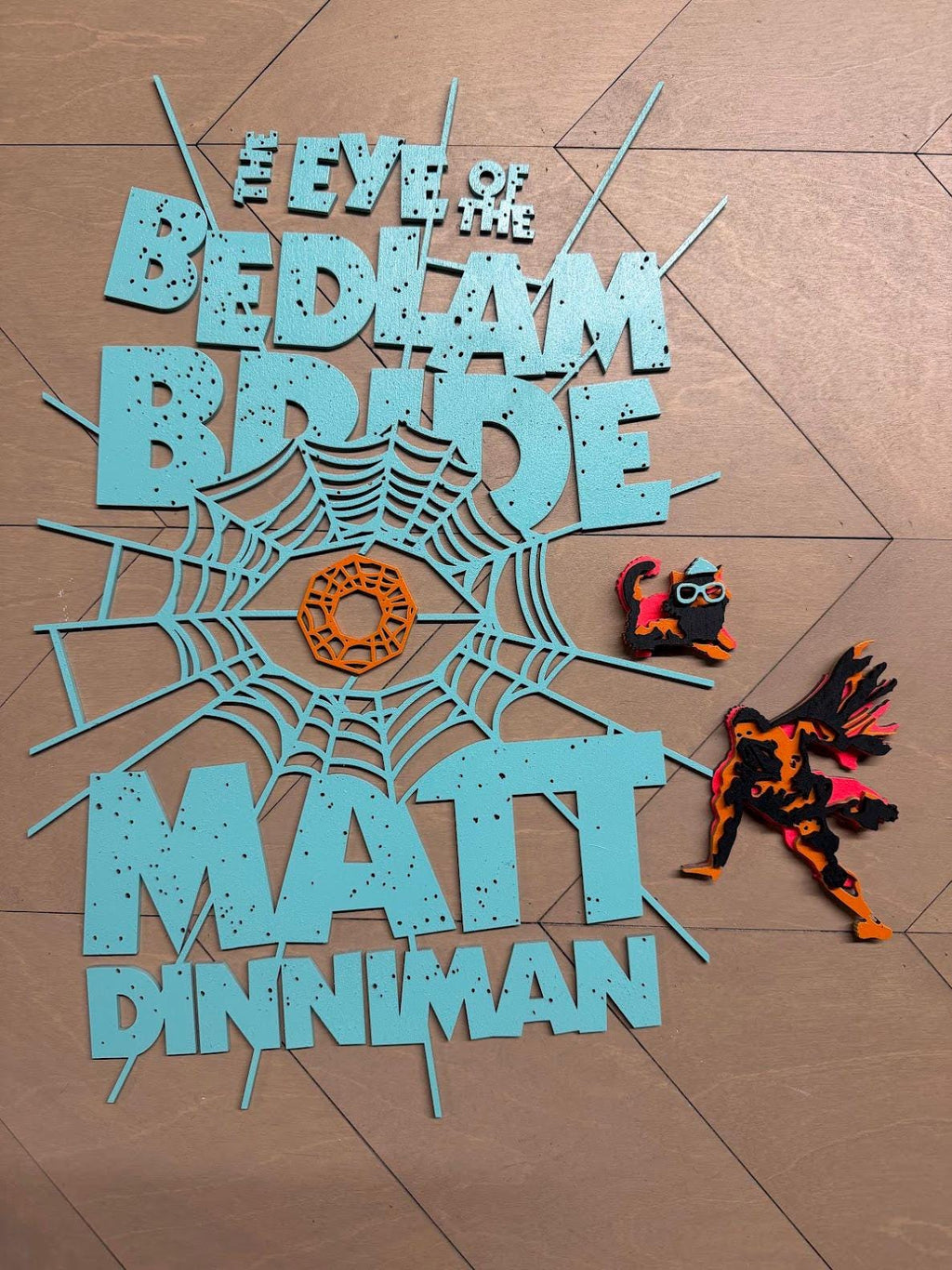 The Eye of the Bedlam Bride Cover Wall Art | Book 6 Decor | Layered Wood Sign | 3D Laser Cut Birch | Nerdy Gift | LitRPG