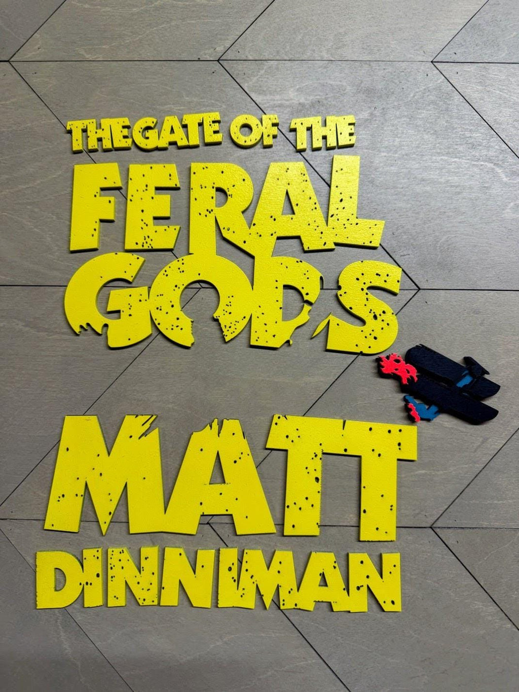 The Gate of the Feral Gods Cover Wall Art | Book 4 Decor | Layered Wood Sign | 3D Laser Cut Birch | Nerdy Gift | LitRPG