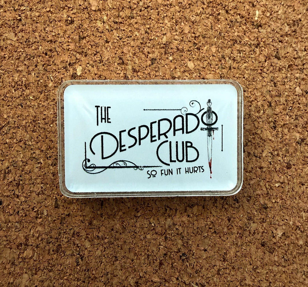 Desperado Club Gift Set – Dungeon Crawler Carl Inspired Tumbler, Pin, Keychain