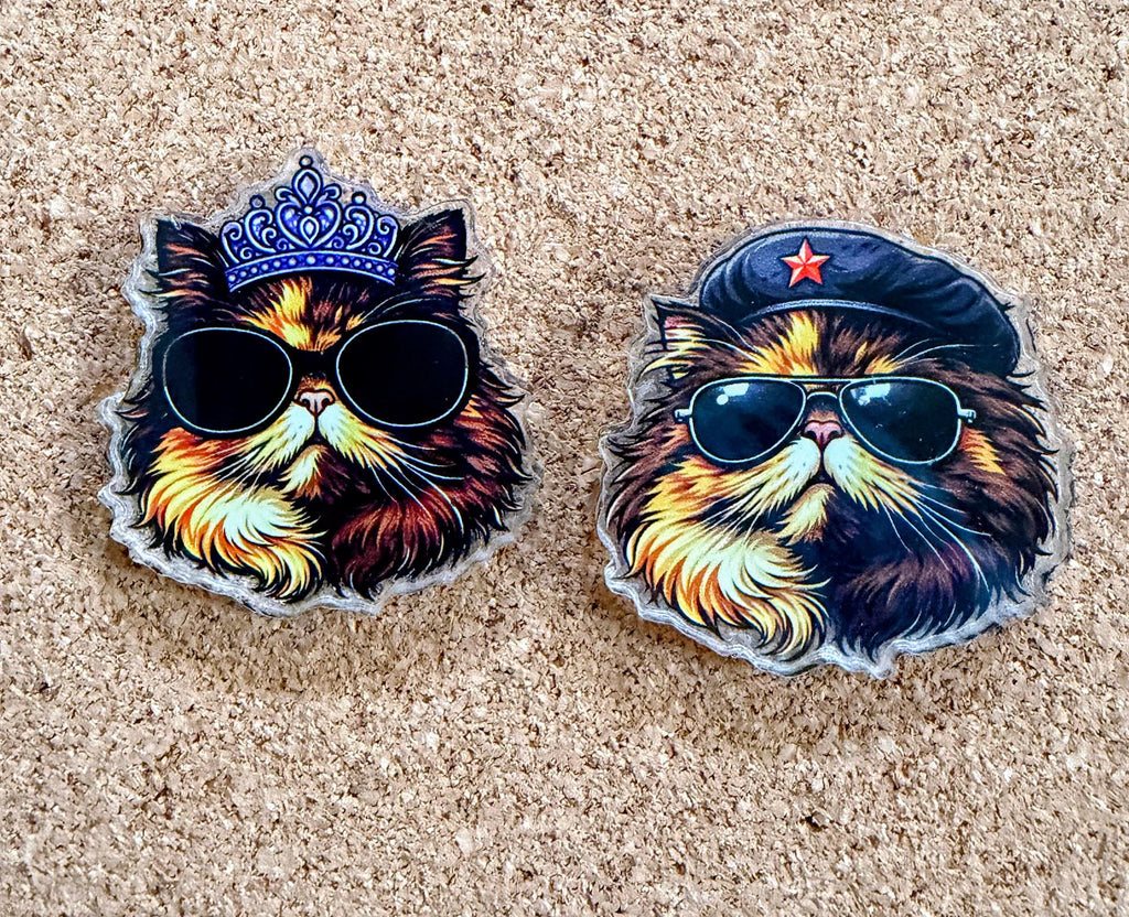 Dungeon Crawler Carl Acrylic Pins | Princess Donut, Mongo, Prepotente Designs (24 Designs)