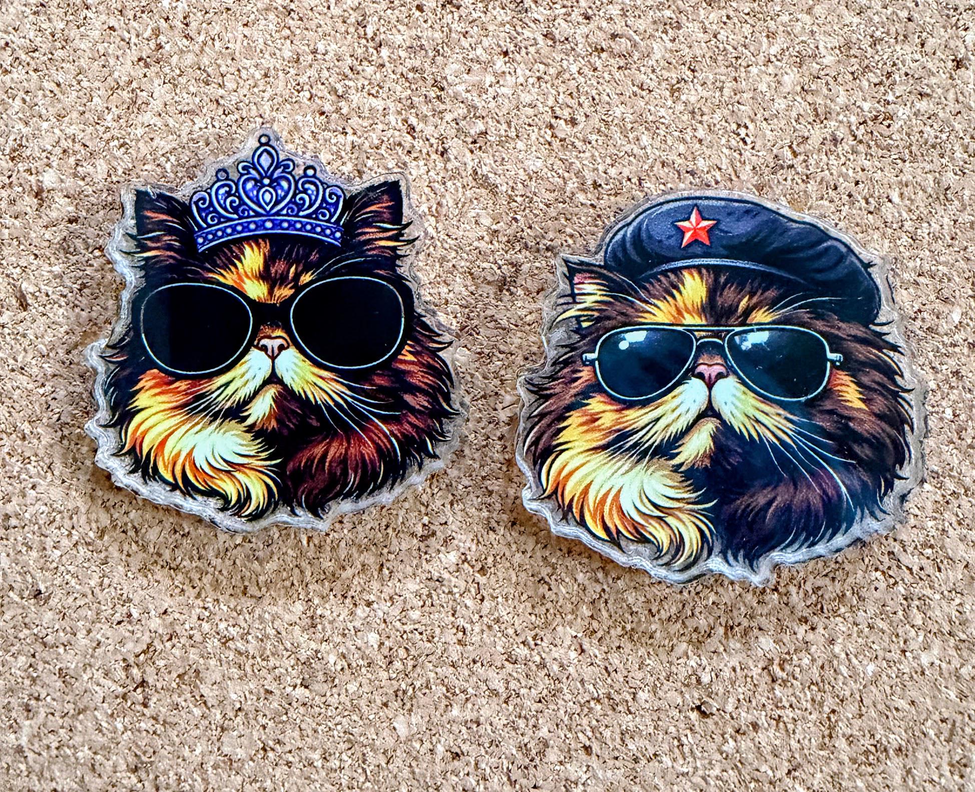 Dungeon Crawler Carl Acrylic Pins | Princess Donut, Mongo, Prepotente Designs (24 Designs)