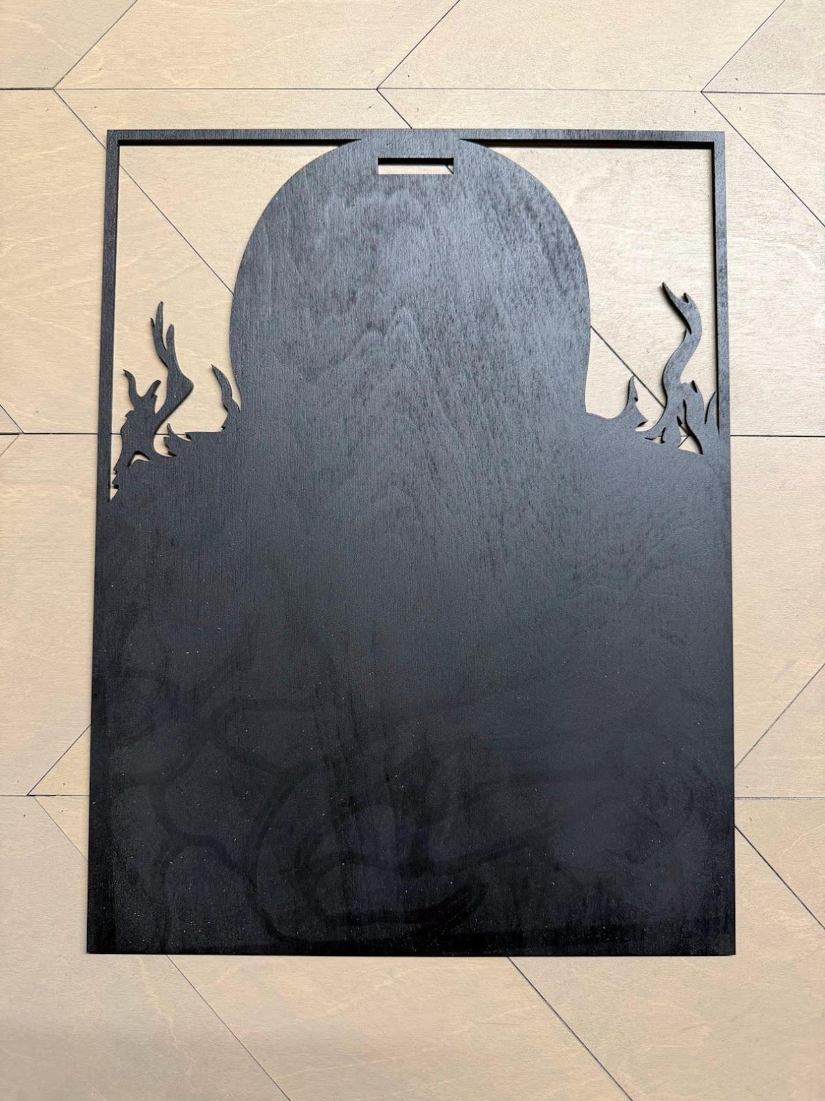 Venom Layered Wood Wall Art | 3D Laser Cut Marvel Decor | Symbiote Supervillain Sign | Handmade Comic Wall Hanging