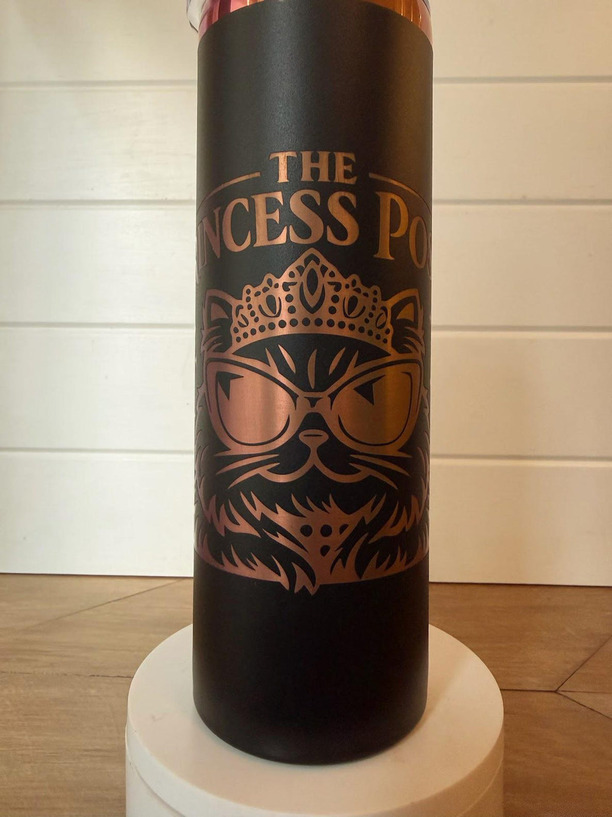 Princess Posse Tumbler | Dungeon Crawler Carl Princess Donut | 20oz or 30oz Rainbow Engraved Cup | Black or White