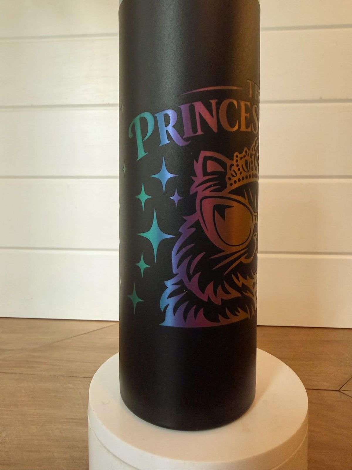 Princess Posse Tumbler | Dungeon Crawler Carl Princess Donut | 20oz or 30oz Rainbow Engraved Cup | Black or White