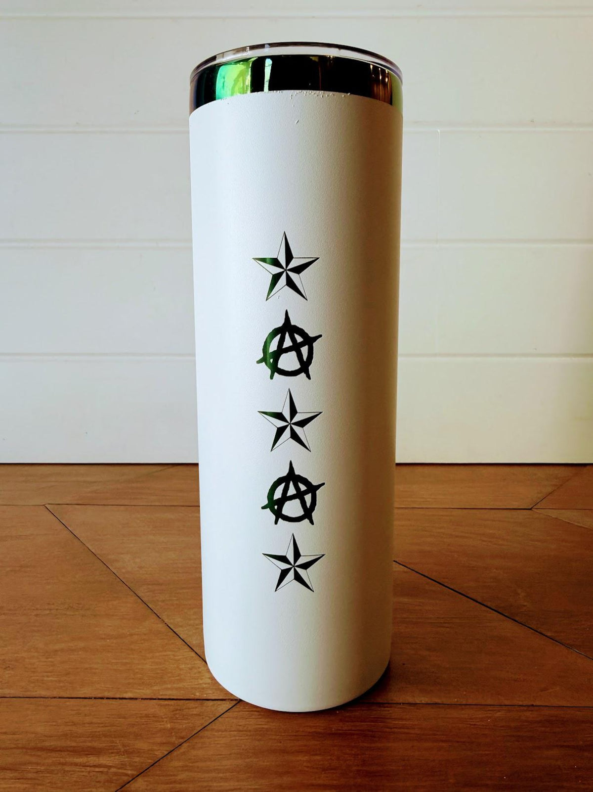 Viva La Revolucion, Carl - Dungeon Crawler Carl Tumbler | 20oz or 30oz | Princess Donut Rainbow Stainless Steel | Black or White