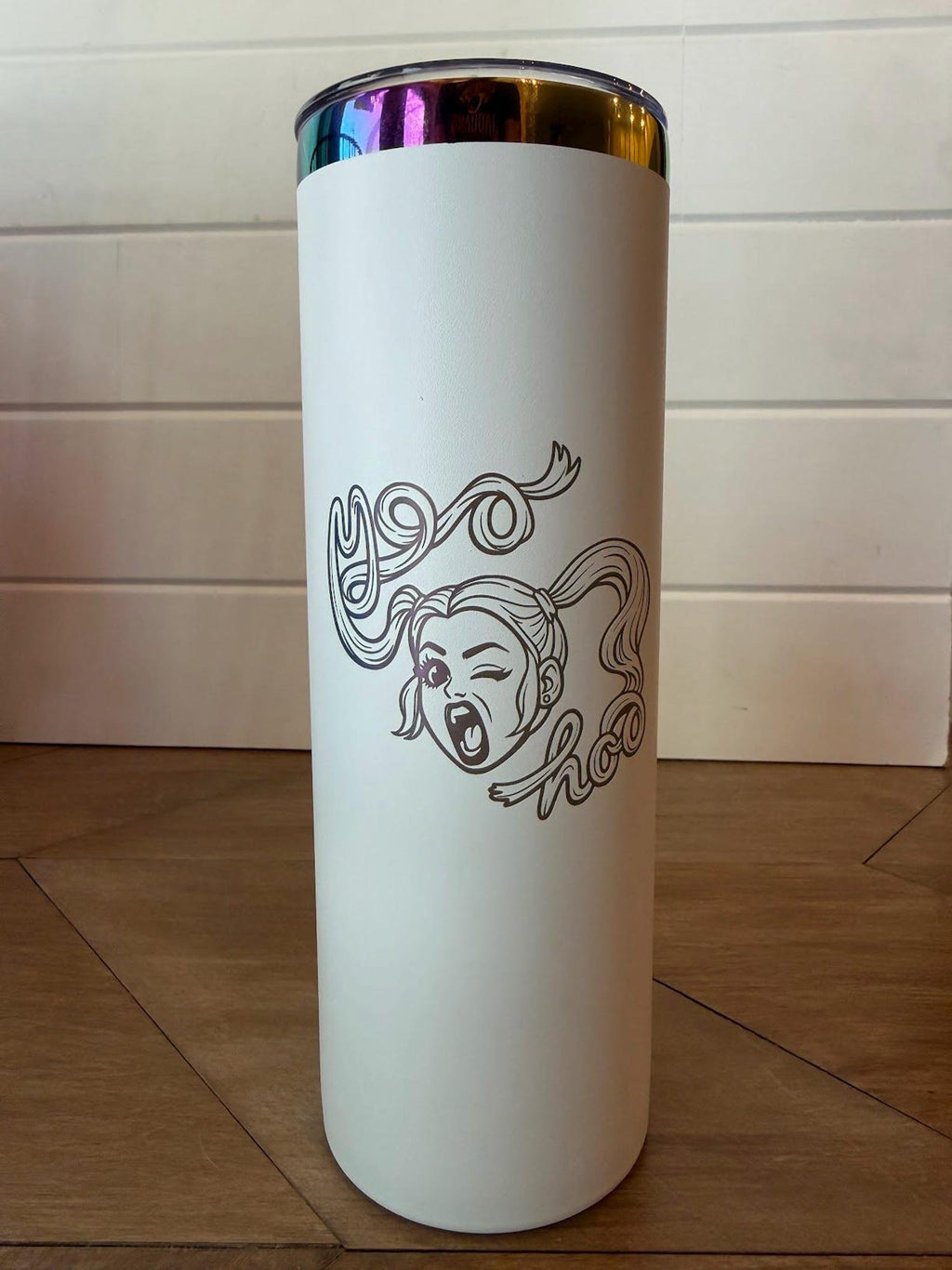 Samantha - IWKYM - Gift Set – Dungeon Crawler Carl Inspired | Samantha Tumbler, Acrylic Pin & Keychain | Nerd Gift Set