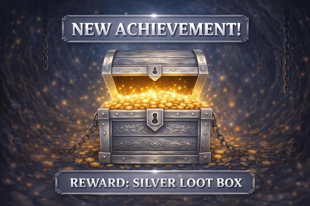 Silver Loot Box | Dungeon Crawler Carl Mystery Box | Nerdy Gift Box | Gamer Loot Crate | Geek Gift Set | Random Handmade Items