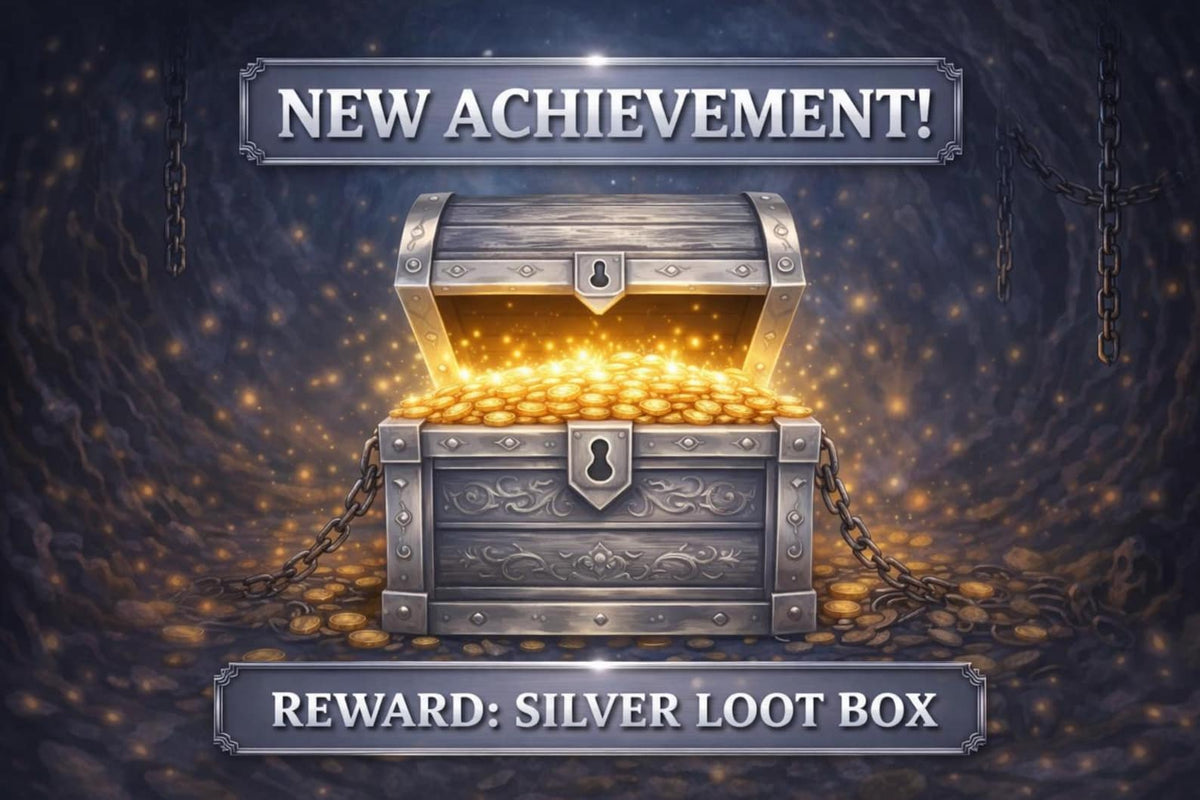Silver Loot Box | Dungeon Crawler Carl Mystery Box | Nerdy Gift Box | Gamer Loot Crate | Geek Gift Set | Random Handmade Items