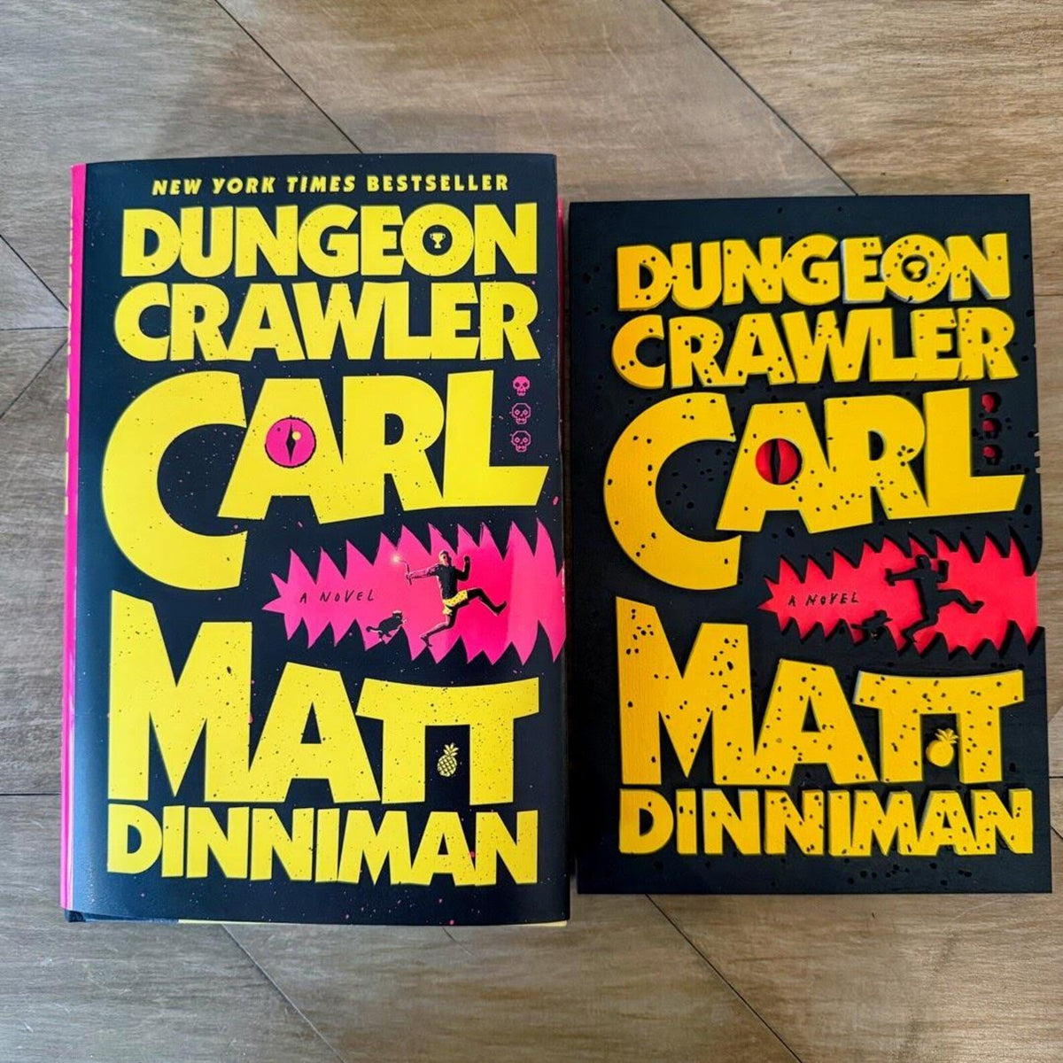 Dungeon Crawler Carl Book Cover Wall Art | Book 1 Decor | Layered Wood Sign | 3D Laser Cut Birch | Nerdy Gift | LitRPG