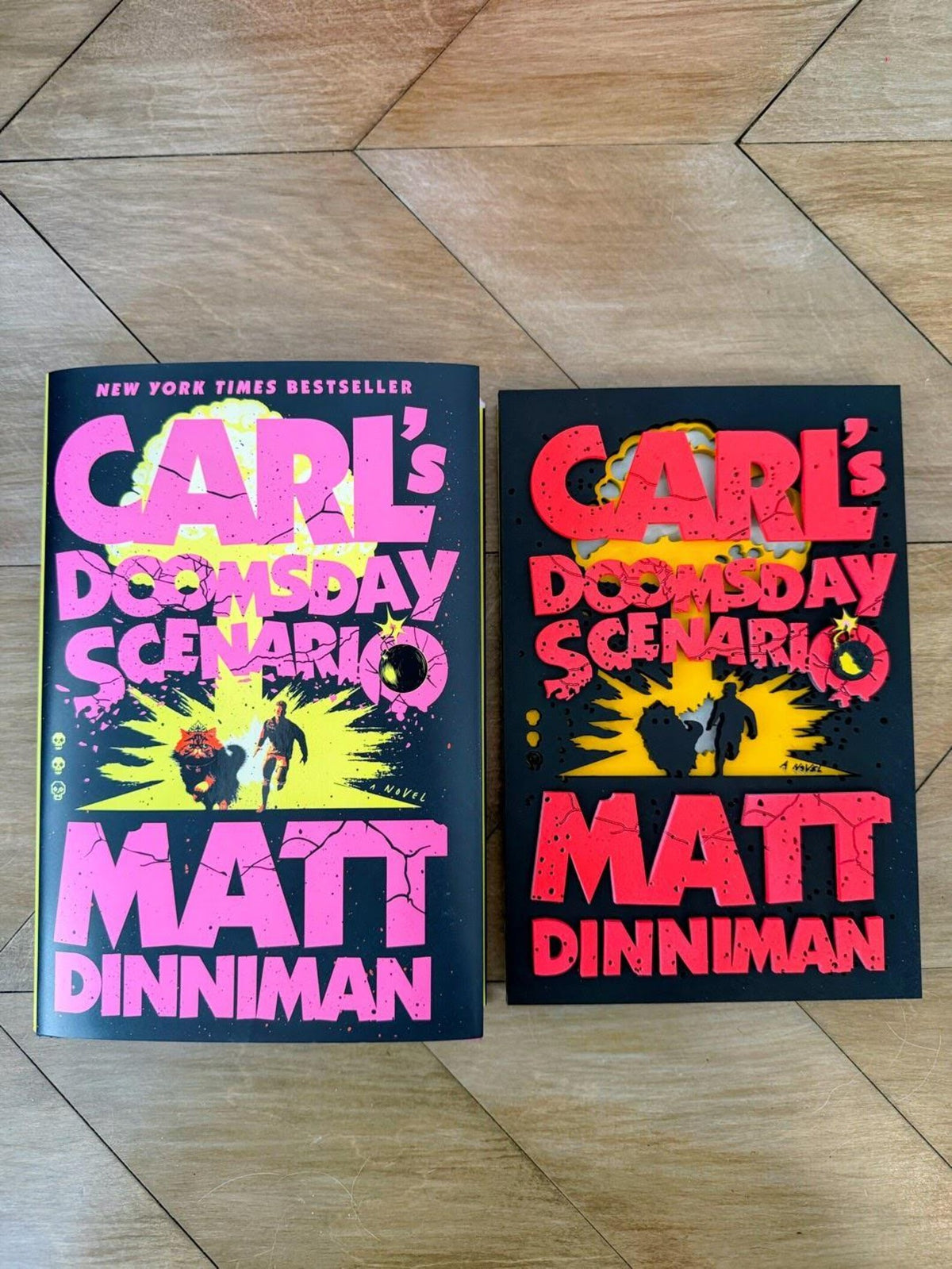 Carl's Doomsday Scenario Book Cover Wall Art | Book 2 Decor | Layered Wood Sign | 3D Laser Cut Birch | Nerdy Gift | LitRPG