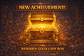 Gold Loot Box | Dungeon Crawler Carl Mystery Box | Gamer Loot Crate | Nerd Gift Box | Geek Gift Set | Random Handmade Items
