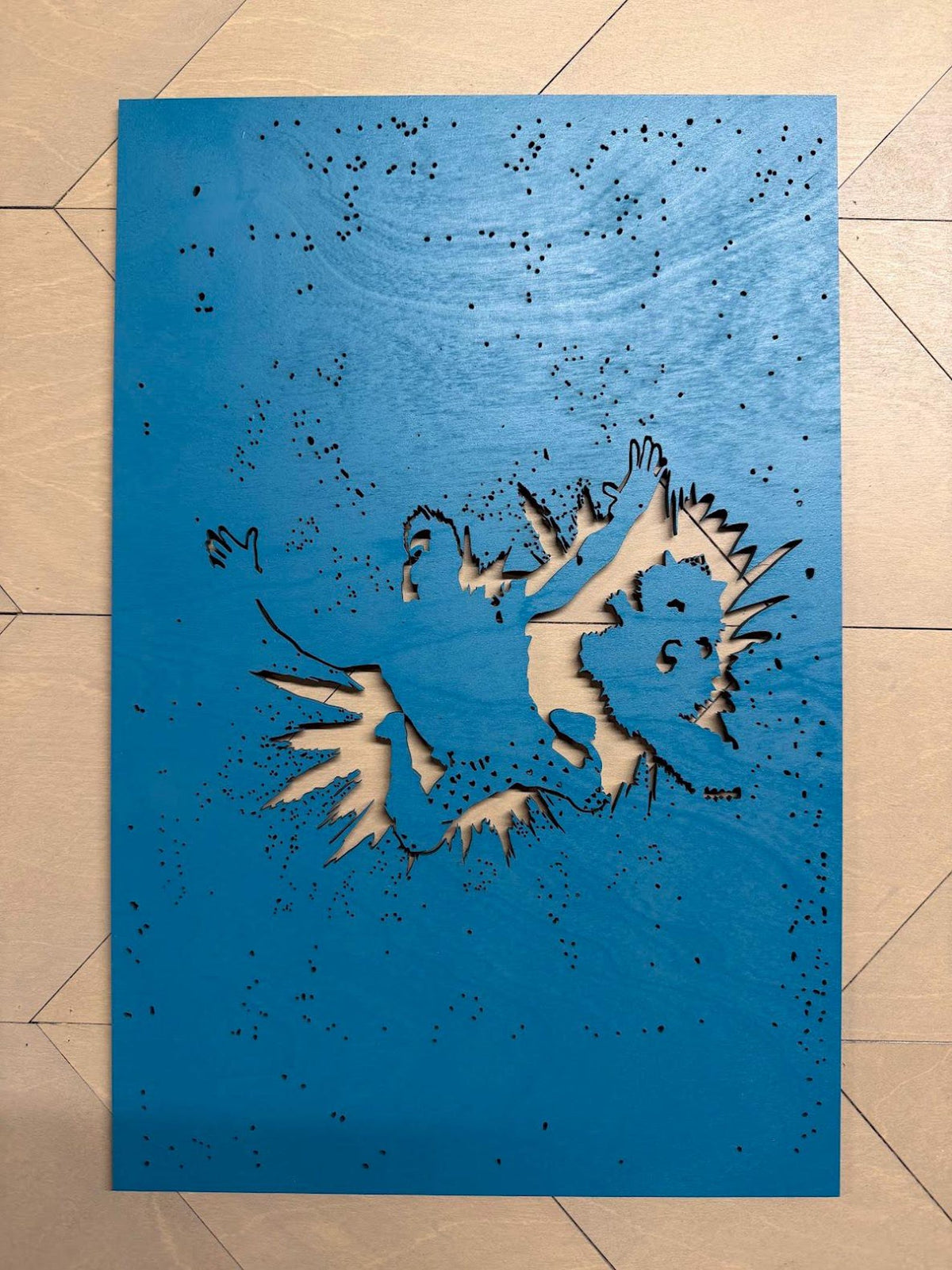 The Gate of the Feral Gods Cover Wall Art | Book 4 Decor | Layered Wood Sign | 3D Laser Cut Birch | Nerdy Gift | LitRPG
