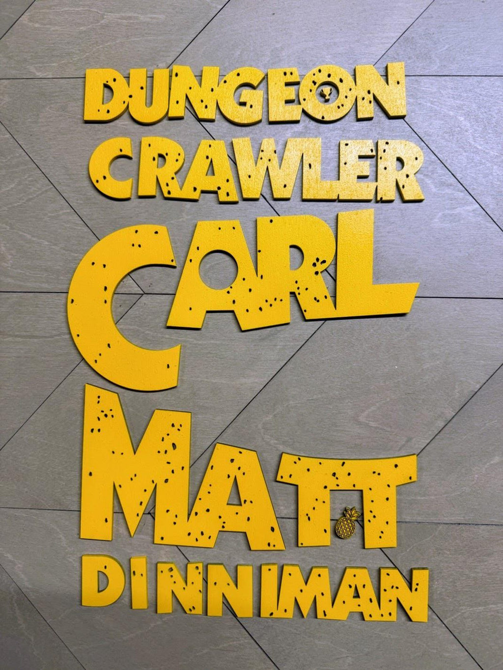 Dungeon Crawler Carl Book Cover Wall Art | Book 1 Decor | Layered Wood Sign | 3D Laser Cut Birch | Nerdy Gift | LitRPG