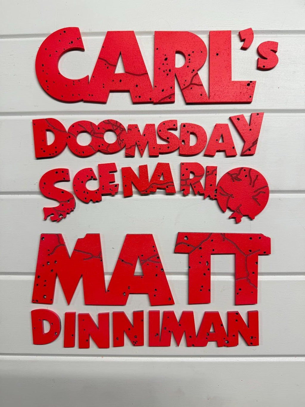 Carl's Doomsday Scenario Book Cover Wall Art | Book 2 Decor | Layered Wood Sign | 3D Laser Cut Birch | Nerdy Gift | LitRPG