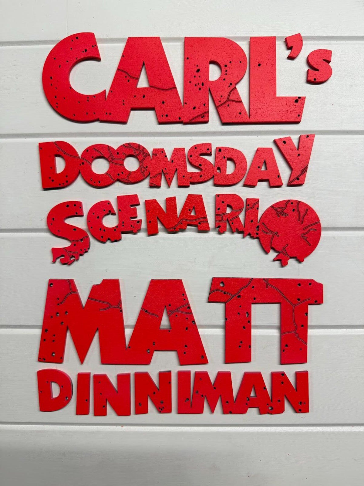 Carl's Doomsday Scenario Book Cover Wall Art | Book 2 Decor | Layered Wood Sign | 3D Laser Cut Birch | Nerdy Gift | LitRPG
