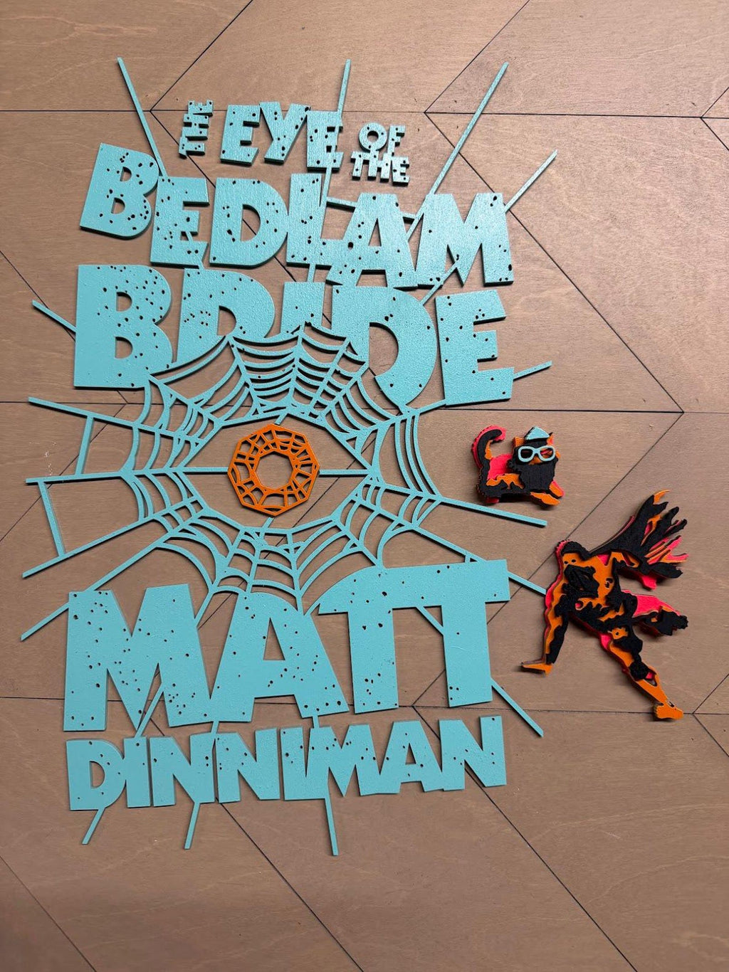 The Eye of the Bedlam Bride Cover Wall Art | Book 6 Decor | Layered Wood Sign | 3D Laser Cut Birch | Nerdy Gift | LitRPG