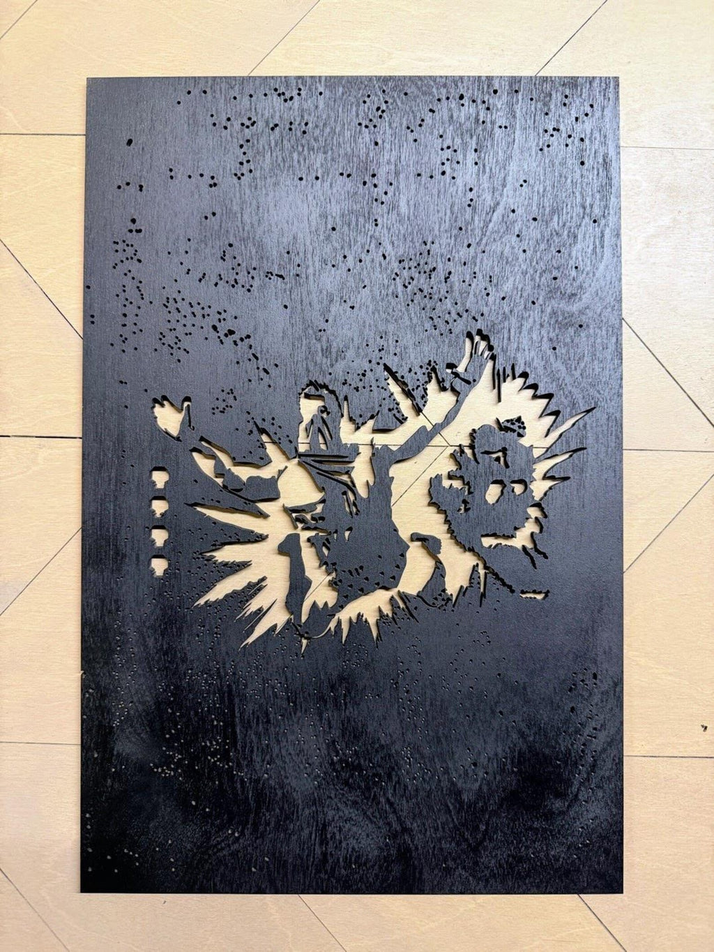 The Gate of the Feral Gods Cover Wall Art | Book 4 Decor | Layered Wood Sign | 3D Laser Cut Birch | Nerdy Gift | LitRPG