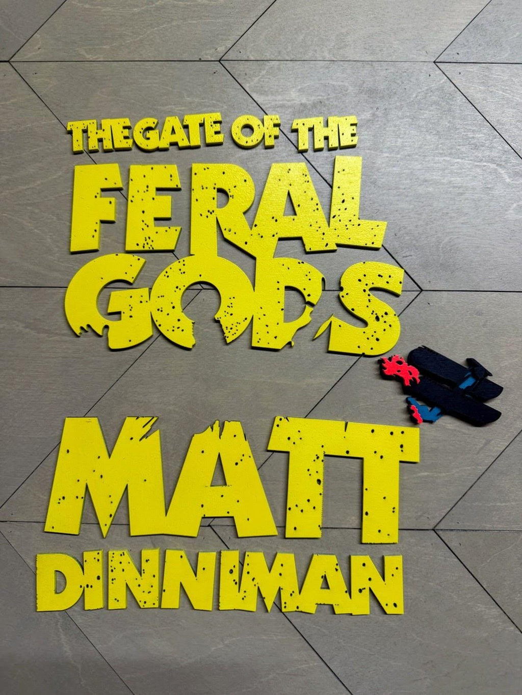 The Gate of the Feral Gods Cover Wall Art | Book 4 Decor | Layered Wood Sign | 3D Laser Cut Birch | Nerdy Gift | LitRPG