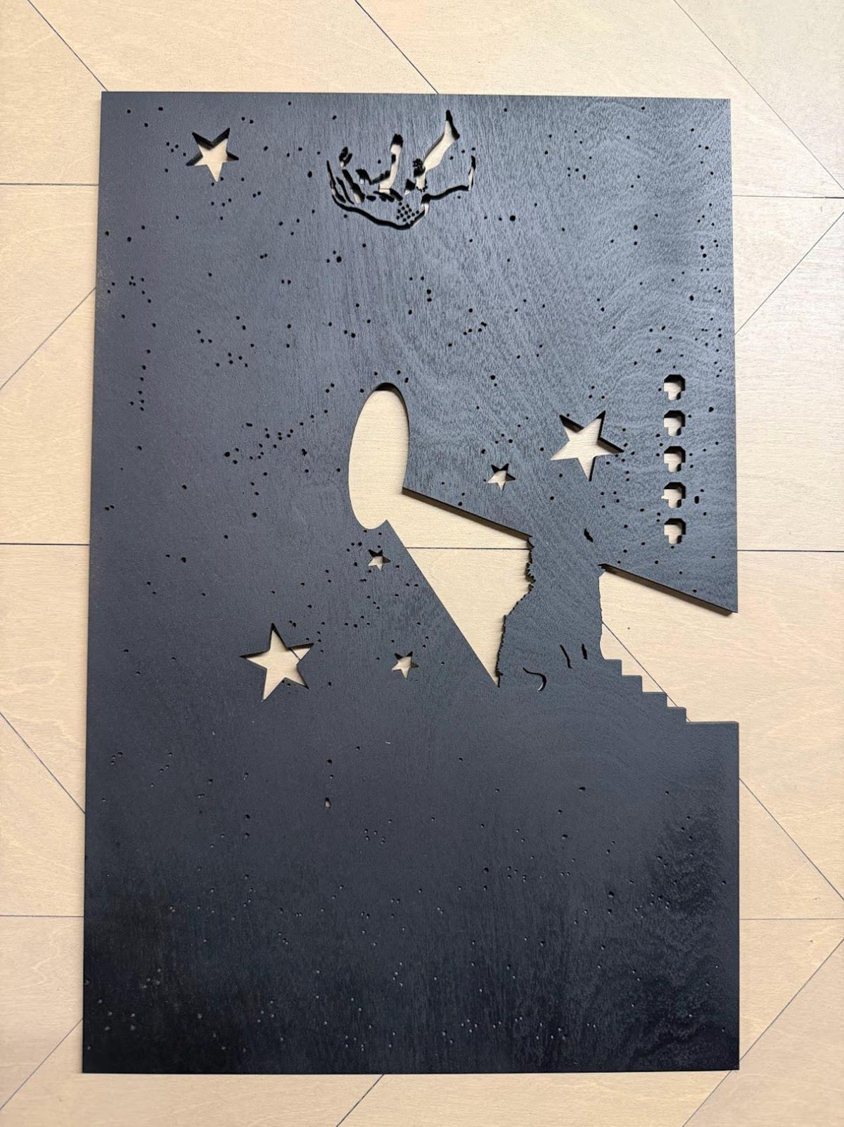 The Butcher's Masquerade Cover Wall Art | Book 5 Decor | Layered Wood Sign | 3D Laser Cut Birch | Nerdy Gift | LitRPG