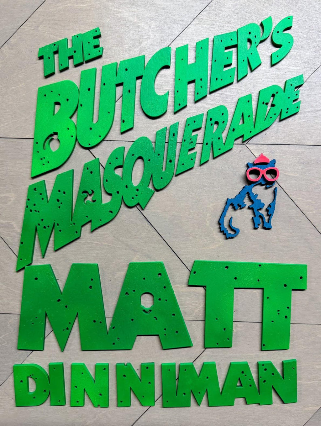 The Butcher's Masquerade Cover Wall Art | Book 5 Decor | Layered Wood Sign | 3D Laser Cut Birch | Nerdy Gift | LitRPG