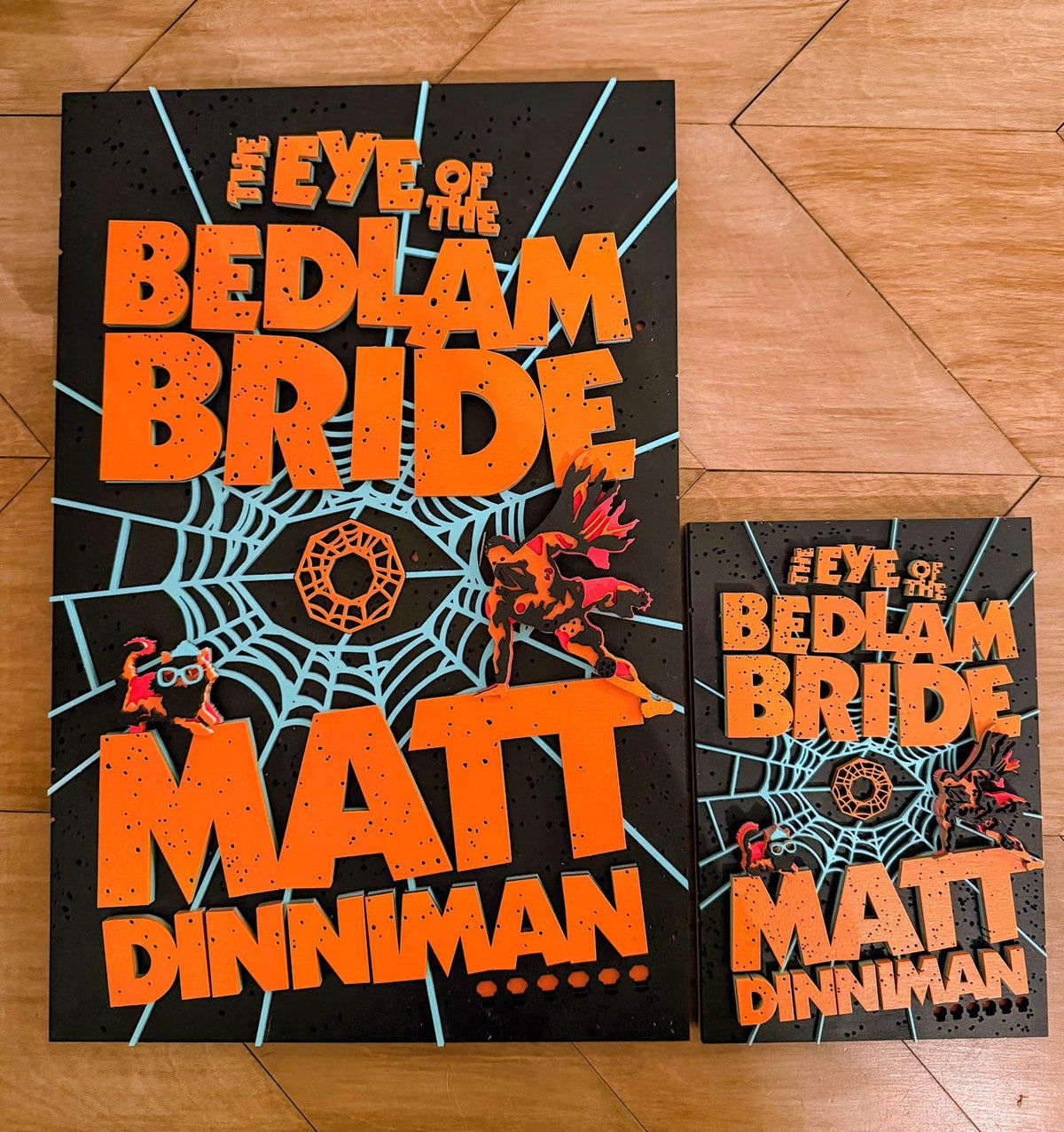 The Eye of the Bedlam Bride Cover Wall Art | Book 6 Decor | Layered Wood Sign | 3D Laser Cut Birch | Nerdy Gift | LitRPG