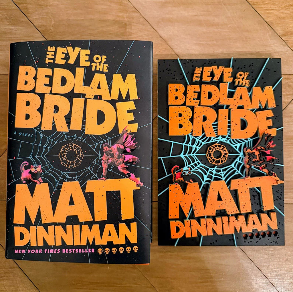 The Eye of the Bedlam Bride Cover Wall Art | Book 6 Decor | Layered Wood Sign | 3D Laser Cut Birch | Nerdy Gift | LitRPG