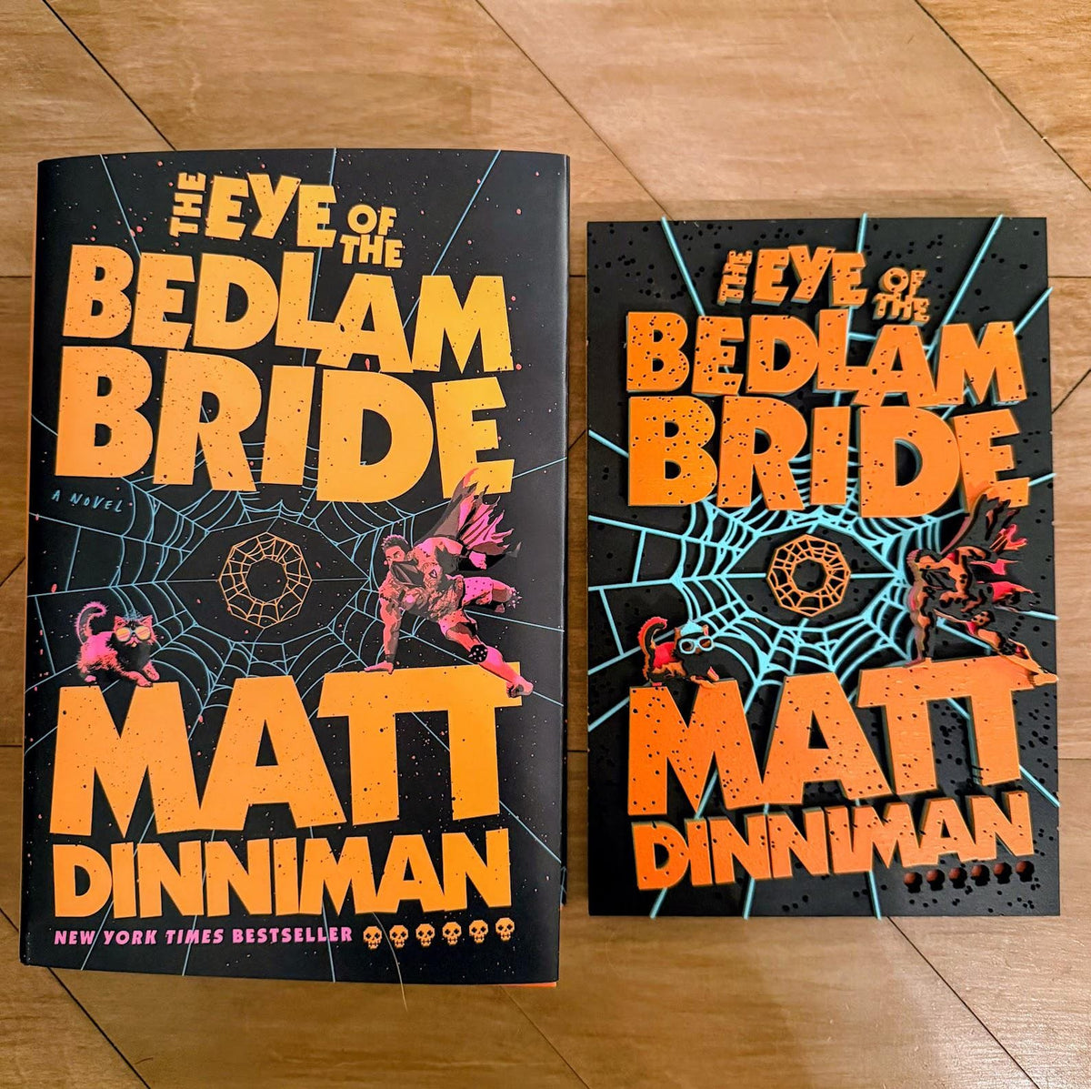 The Eye of the Bedlam Bride Cover Wall Art | Book 6 Decor | Layered Wood Sign | 3D Laser Cut Birch | Nerdy Gift | LitRPG
