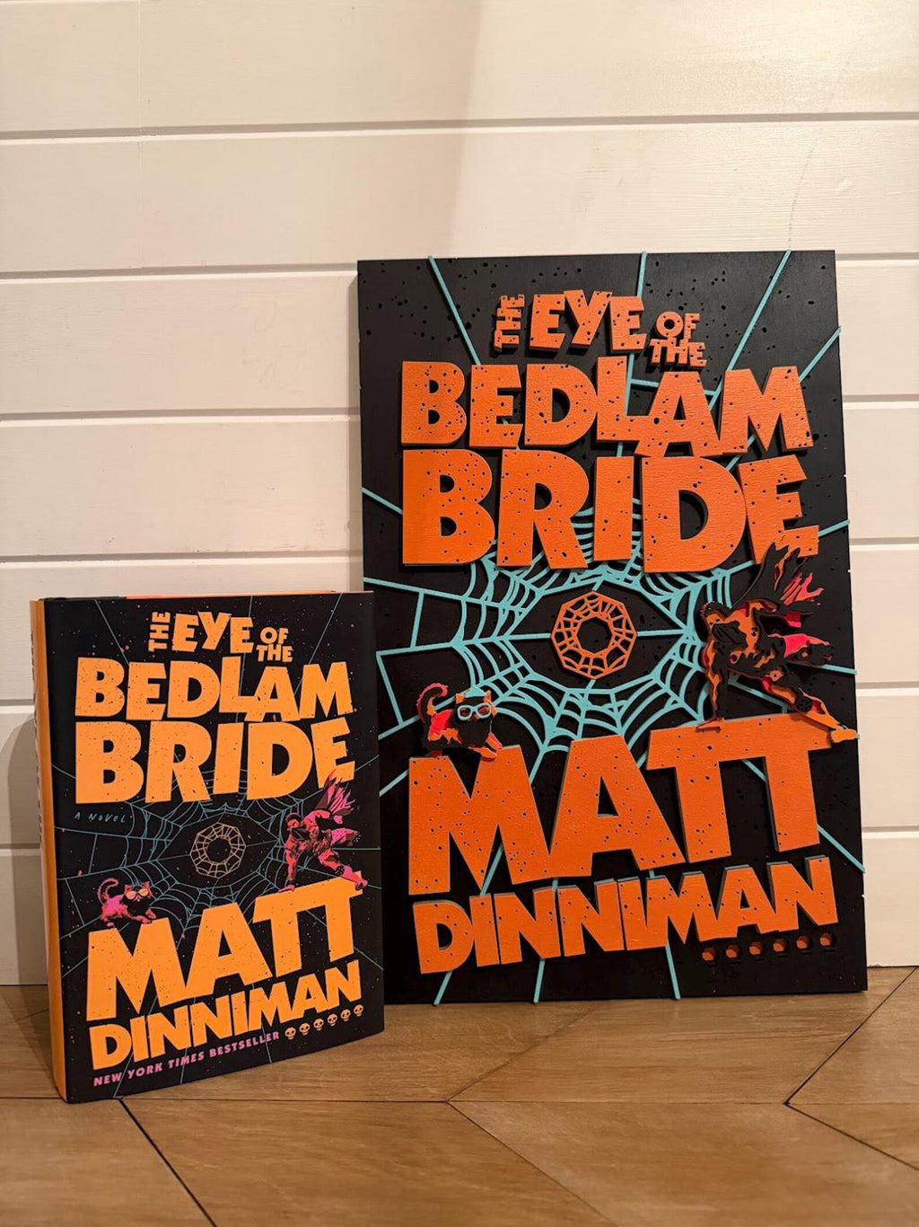 The Eye of the Bedlam Bride Cover Wall Art | Book 6 Decor | Layered Wood Sign | 3D Laser Cut Birch | Nerdy Gift | LitRPG