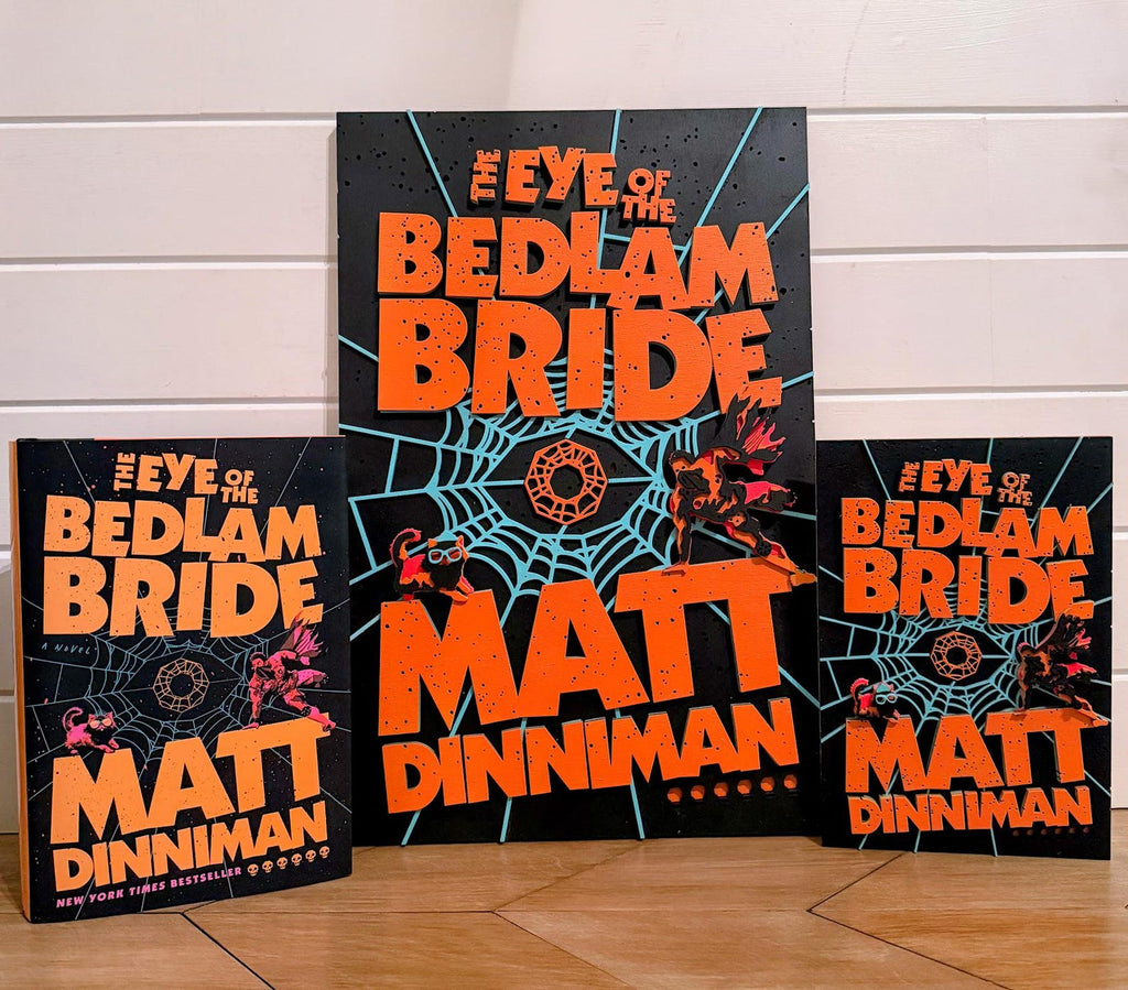 The Eye of the Bedlam Bride Cover Wall Art | Book 6 Decor | Layered Wood Sign | 3D Laser Cut Birch | Nerdy Gift | LitRPG
