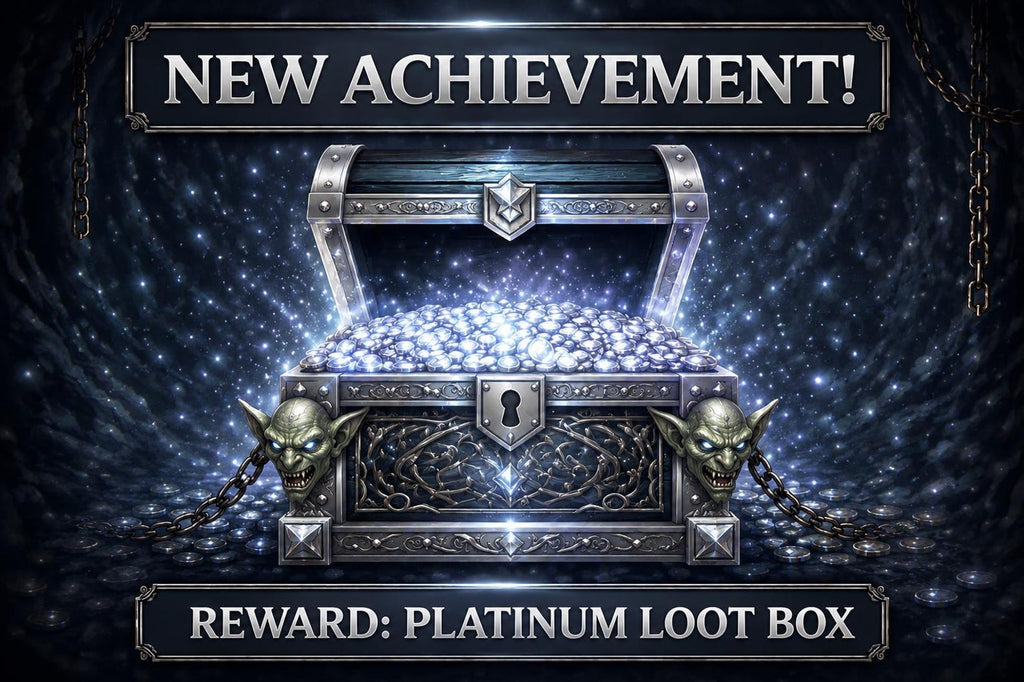 Platinum Loot Box | Dungeon Crawler Carl Mystery Box | Premium Gamer Loot Crate | Ultimate Nerd Gift Box | Geek Gift Set