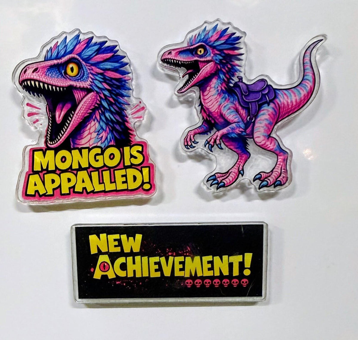 Dungeon Crawler Carl Magnets | Acrylic Fridge Magnets | 48 DCC Designs | Litrpg Merch | Bookish Nerdy Gift