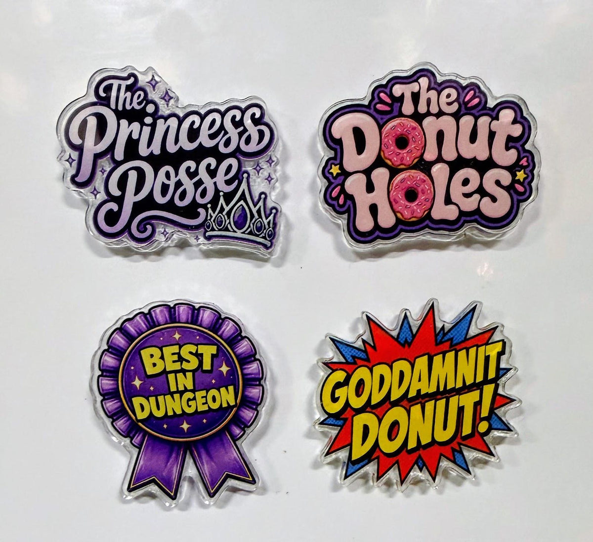 Dungeon Crawler Carl Magnets | Acrylic Fridge Magnets | 48 DCC Designs | Litrpg Merch | Bookish Nerdy Gift