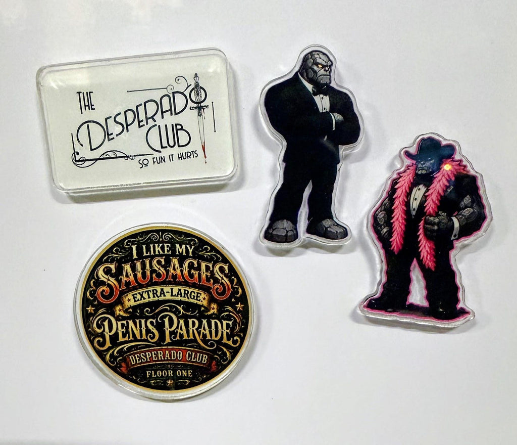 Dungeon Crawler Carl Magnets | Acrylic Fridge Magnets | 48 DCC Designs | Litrpg Merch | Bookish Nerdy Gift