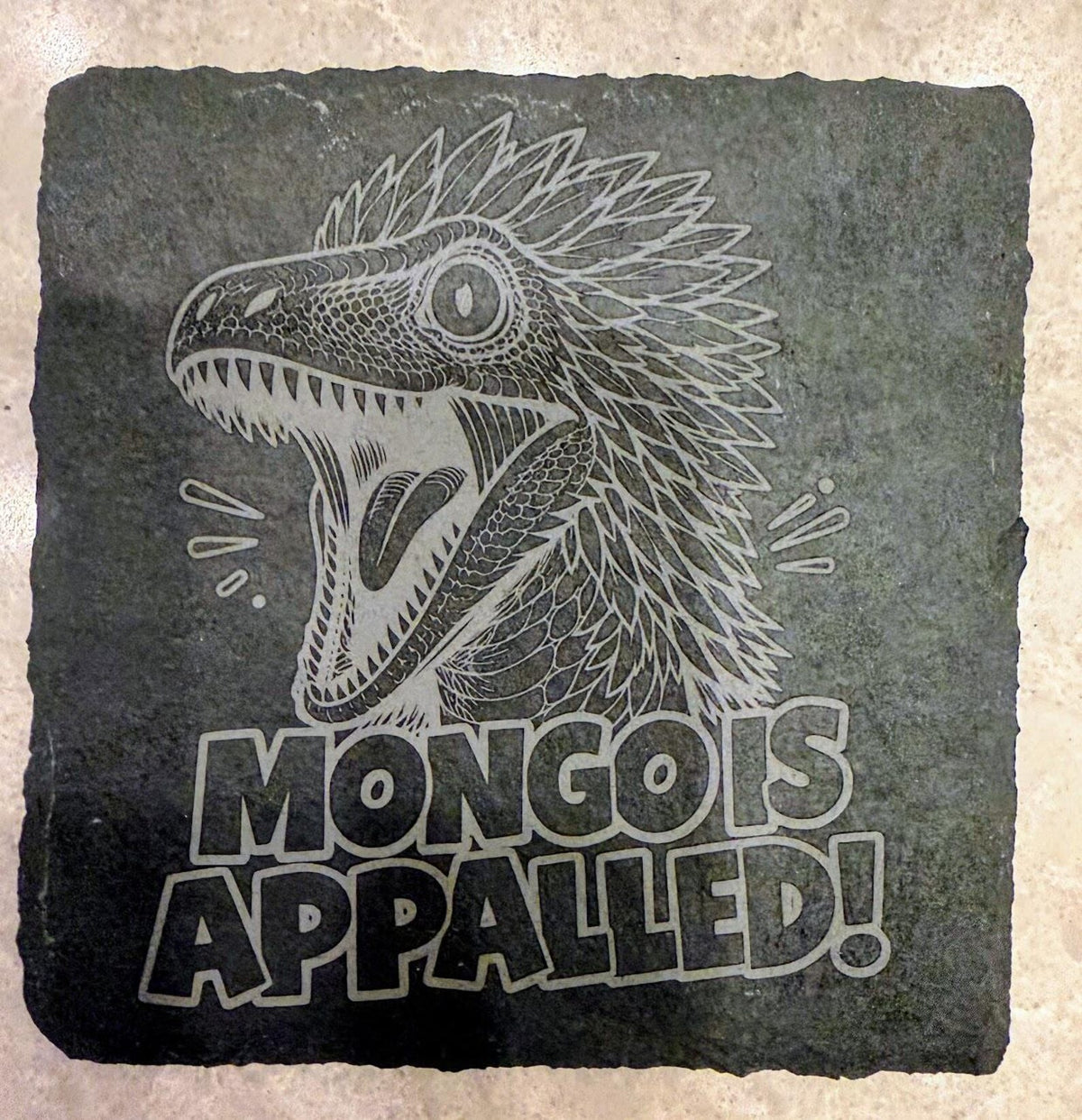 Dungeon Crawler Carl - Engraved Slate Coaster Set of 6