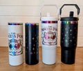 Princess Posse Tumbler | Dungeon Crawler Carl Princess Donut | 20oz or 30oz Rainbow Engraved Cup | Black or White