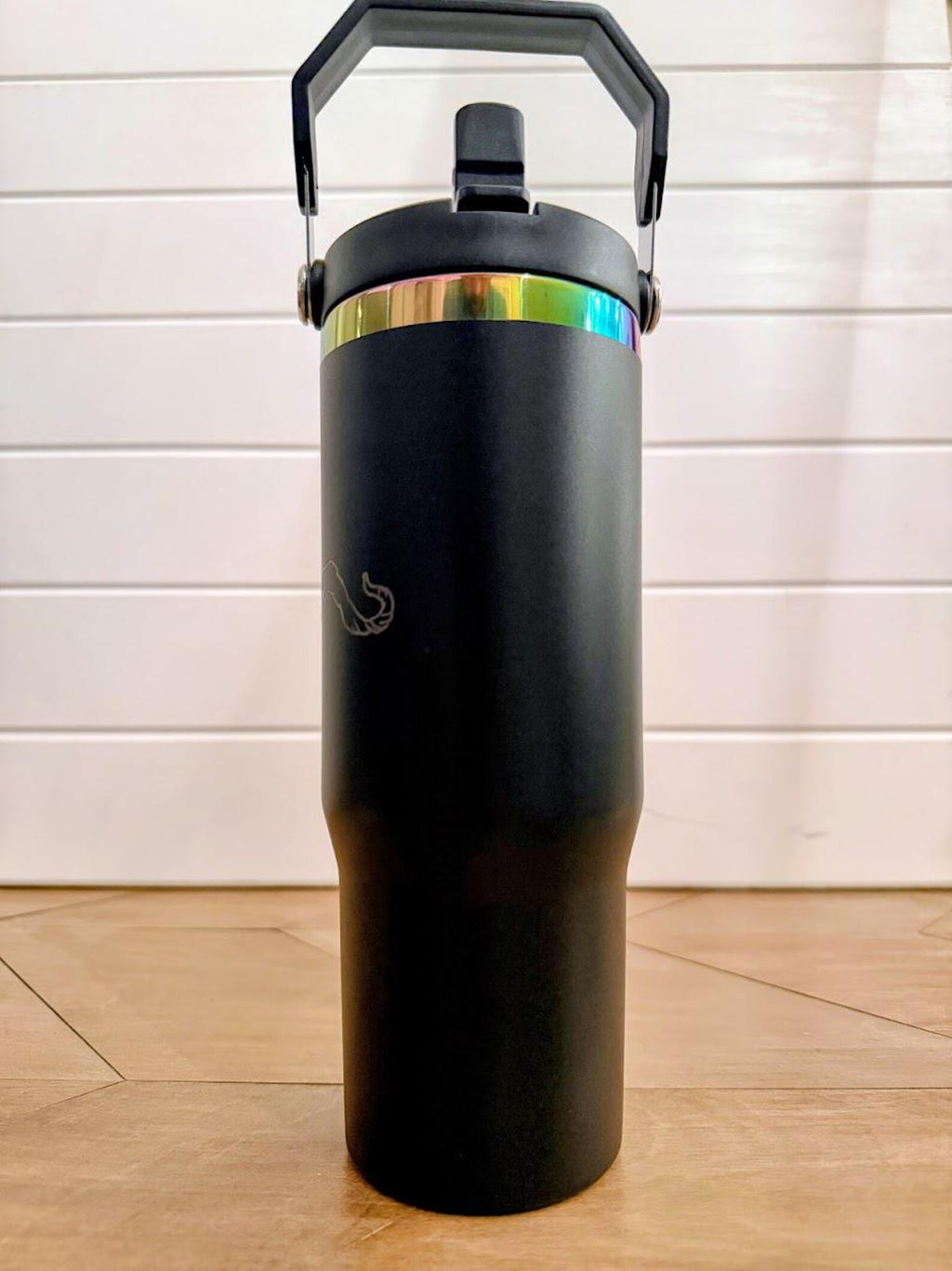 Venom Tumbler | 20oz or 30oz Rainbow Engraved Cup | Black Stainless Steel | Symbiote Inspired Gift