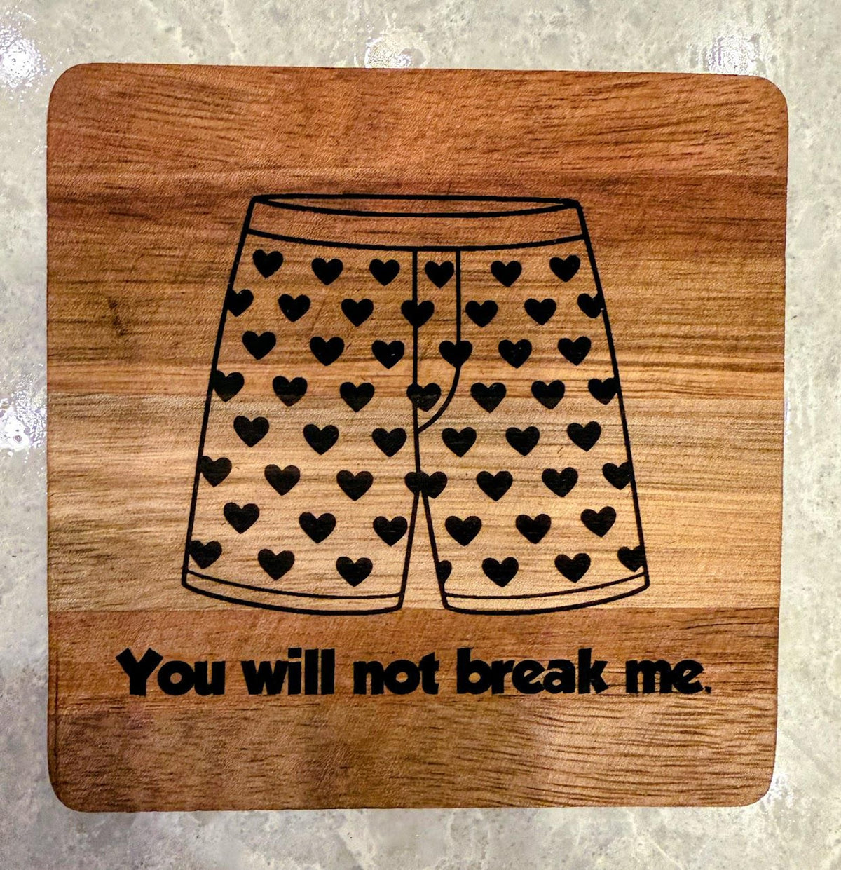 Dungeon Crawler Carl Wooden Coaster Set | 6 Laser Engraved Acacia Coasters | Princess Donut, Mongo & Prepotente | LitRPG Gift