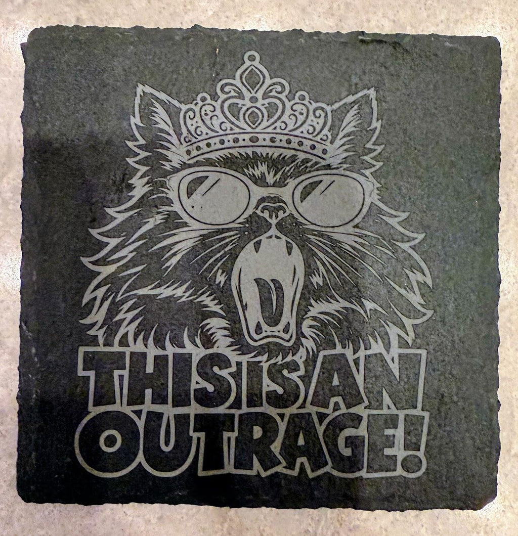 Dungeon Crawler Carl - Engraved Slate Coaster Set of 6