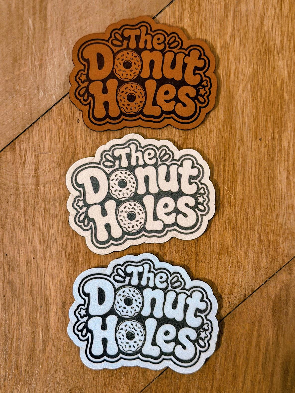 The Donut Holes Hat | Dungeon Crawler Carl Trucker Hat | Laser Engraved Leather Patch | Princess Donut LitRPG Gift