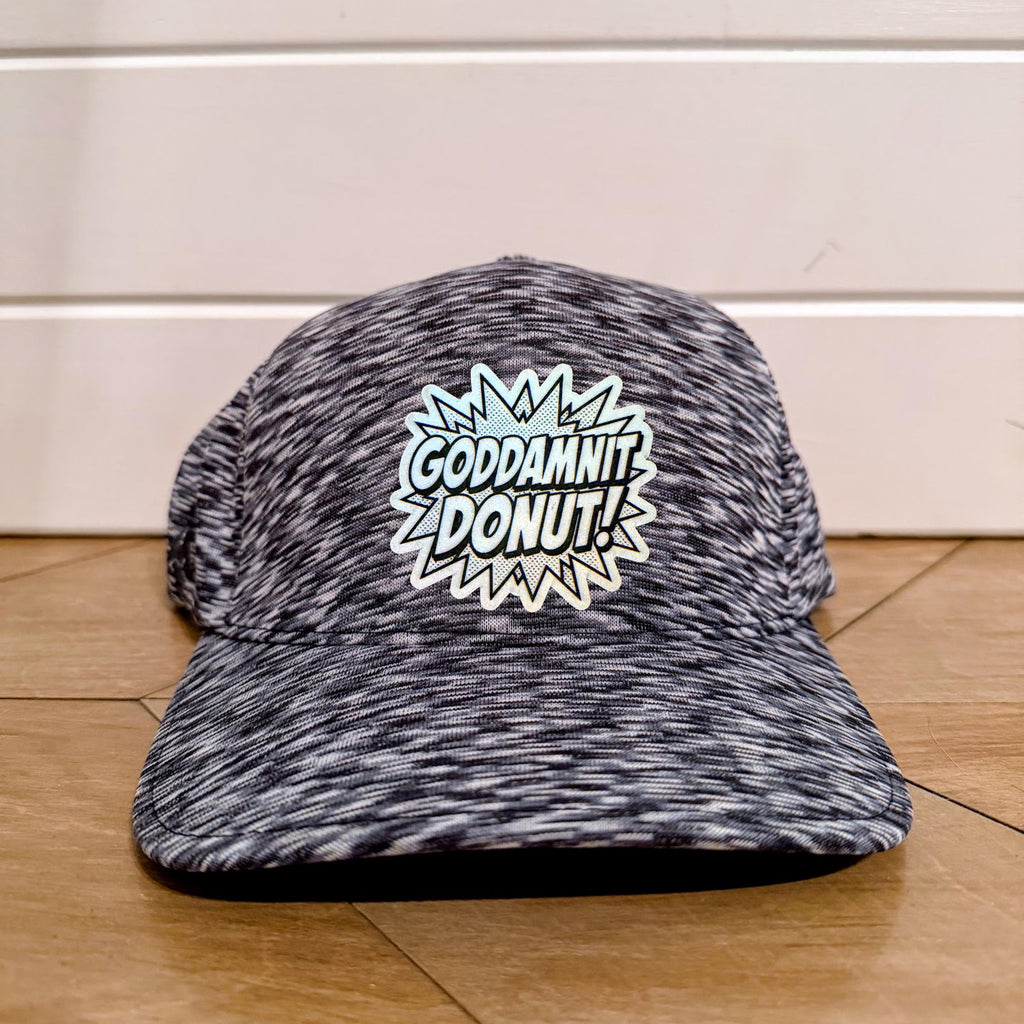 Goddamnit Donut Hat | Dungeon Crawler Carl Inspired Patch Hat | Richardson 112 Trucker Cap | Princess Donut Fan Gift | Nerdy Bookish Apparel