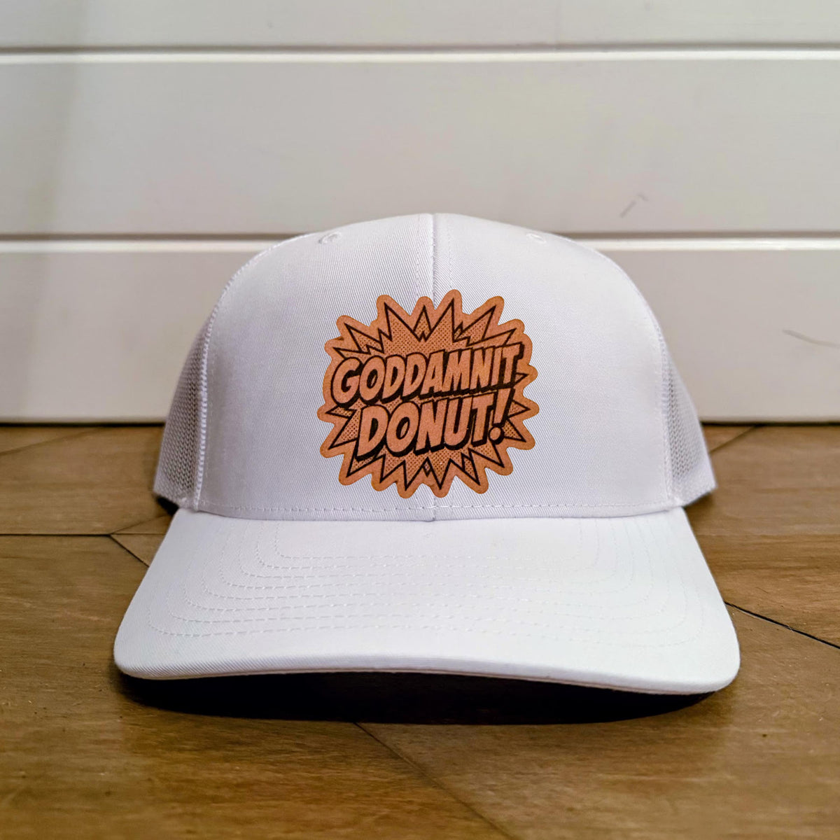 Goddamnit Donut Hat | Dungeon Crawler Carl Inspired Patch Hat | Richardson 112 Trucker Cap | Princess Donut Fan Gift | Nerdy Bookish Apparel