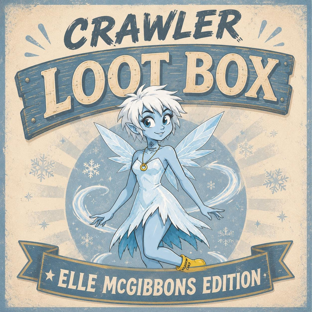 Elle McGibbons Gift Box | Dungeon Crawler Carl Crawler Loot Box | DCC LitRPG Merch &amp; Collectibles | Fantasy Book Lover Gift